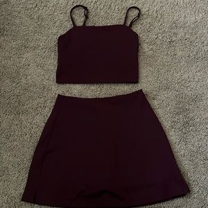 Girlfriend Collective workout set top and skort